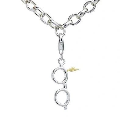 Afbeelding van Official Harry Potter Sterling Silver Lightning Bolt &amp; Glasses Clip on Charm