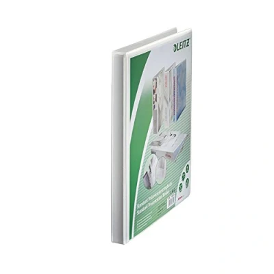 Image de Leitz classeur de présentation à anneaux, format a4+, blanc,mécanisme 4 anneaux d, largeur dos: 30 mm, diamètre desanneau