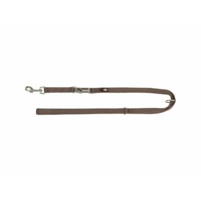 Afbeelding van Trixie Hondenriem Verstelbaar Premium Tweelaags Bruin M L 200X2 CM (410382)