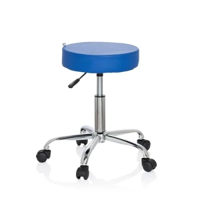 Afbeelding van Werkkruk/Verhoogde Bureaustoel Kunstleder Blauw Operator II