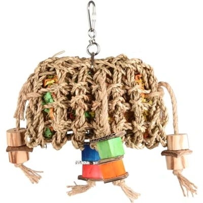 Afbeelding van Flamingo Vogelspeelgoed Net Rechthoek 21x10x25 cm Multi Color