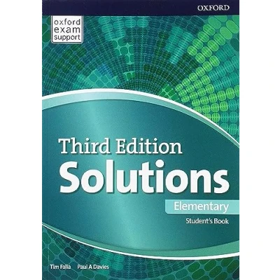 Afbeelding van Solutions third edition Elem student&#039;s book
