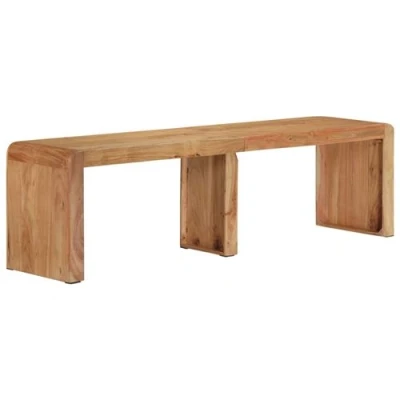Afbeelding van vidaXL Bank 160x38x45 cm massief acaciahout