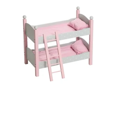 Afbeelding van Bayer Chic 2000 513 91 Stapelbed voor poppen 3 jaar tot 8 grijs puntos klein model