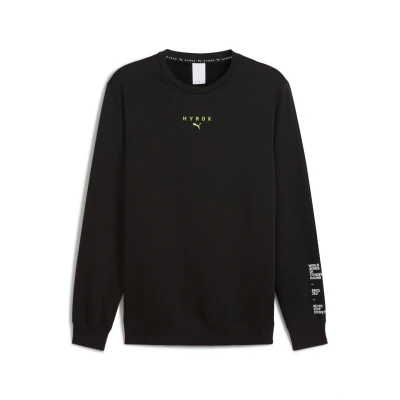 Afbeelding van Puma Hyrox Heavyweight CREW Sweater, Heren, Maat: XL, Black