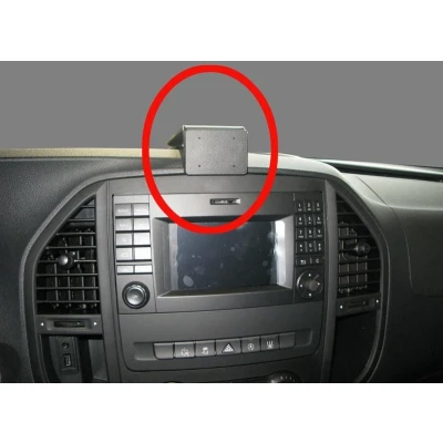 Afbeelding van Brodit ProClip houder geschikt voor Mercedes Benz Vito 15 Versterkte Center mount