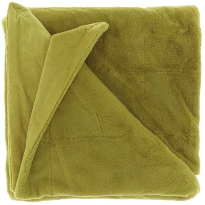 Afbeelding van Unique Living Plaid Klaas 150x200cm Moss Green