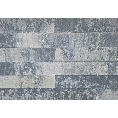 Afbeelding van Linea 10x10x60 cm grijs/zwart