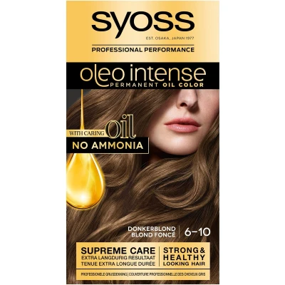 Afbeelding van 2+2 gratis: Syoss Oleo Intense Haarverf 6 10 Donkerblond