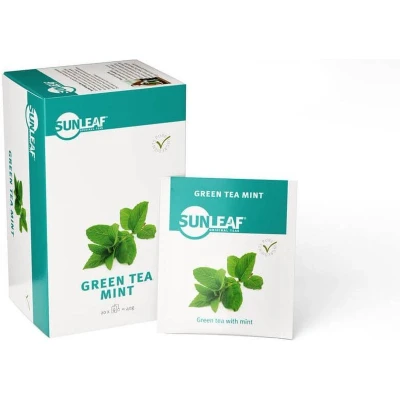 Afbeelding van SunLeaf Grean Tea Mint 4x20x2g