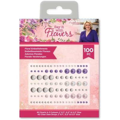 Afbeelding van Sara Signature Say It With Flowers Floral Embellishments