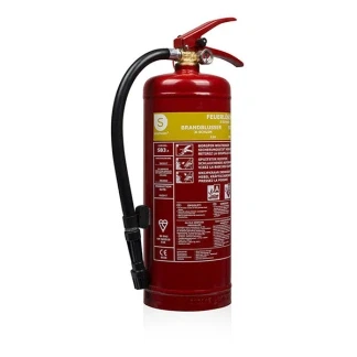 Afbeelding van Smartwares FEX 15230 Brandblusser 3 Liter Schuim Inclusief ophangbeugel Brandklasse AB BSI Gecertificeerd