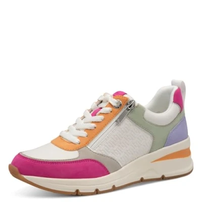 Afbeelding van Tamaris Dames 1 23721 42 Sneakers voor dames, Meerkleurig, 41 EU