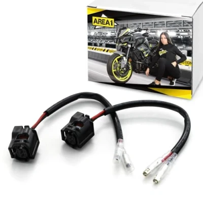 Afbeelding van 2 x adapter voor led knipperlichten motorfietsen (compatibel met Yamaha MT)