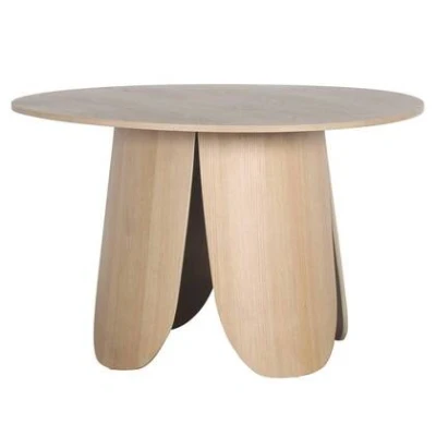Afbeelding van Selsey Vivially Eettafel rond 120 cm Natuurlijke eik