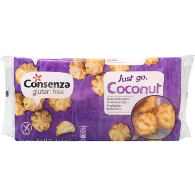 Afbeelding van Consenza Mini Kokosrotsjes 250GR