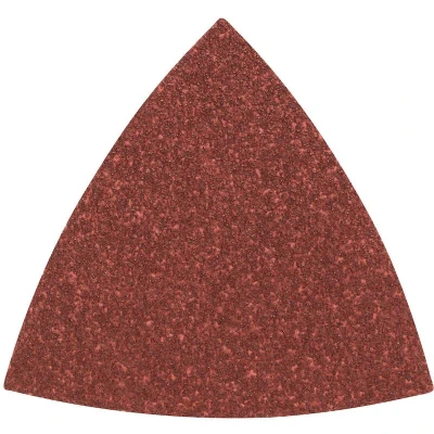 Afbeelding van Bosch Accessories 2609256A44 Deltaschuurpapier Met klittenband, Ongeperforeerd Korrelgrootte 80 Hoekmaat 82 mm 5 stuk(s)