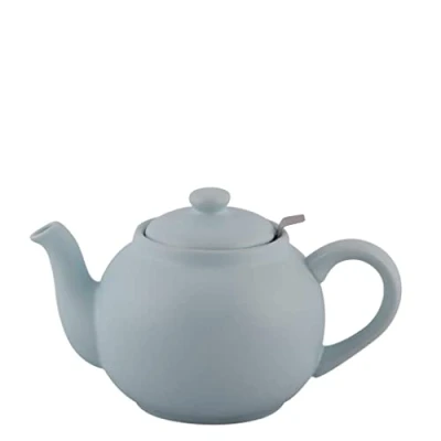 Afbeelding van PLINT DENMARK Theepot Aardewerk 1.5L Met theefilter Licht blauw