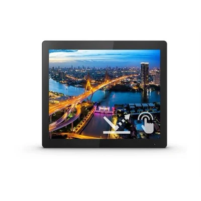 Image de Philips B Line 152B1TFL Écran LED 15&quot; écran tactile 1024 x 768 XGA @ 75 Hz TN 450 cd/m² 800:1 4 ms HDMI, DVI D, VGA, DisplayPort texture noire