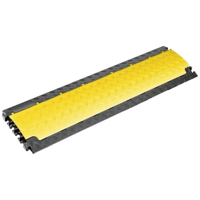 Afbeelding van DEFENDER by Adam Hall Kabelbrug 85150LUX Polyurethaan Zwart/geel Aantal kanalen: 6 1010 mm Inhoud: 1 stuk(s)
