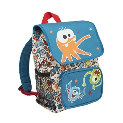 Afbeelding van Jemini Rugzak Monsters Wit 8 Liter