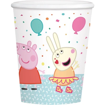 Afbeelding van Peppa Pig Confetti Bekers 250ml