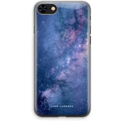 Afbeelding van Case Company® hoesje geschikt voor iPhone 8 Nebula Soft Cover Telefoonhoesje Bescherming aan alle Kanten en Schermrand