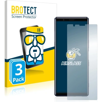 Afbeelding van BROTECT Screenprotector voor Sony Xperia 5 Folie Beschermfolie Beschermglas transparant (3 Stuks)