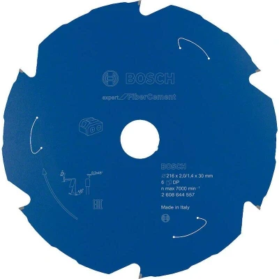 Image de BOSCH 2608644557 lame de scie circulaire E x pert pour Fiber Cement scies sans fil 216 30 2/1.4 mm, 6T