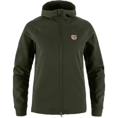 Afbeelding van Expedition Hoodie Fleece Vest Dames Deep Forest 300 S Groen