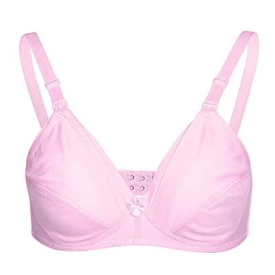 Afbeelding van Zwangerschapsbeha van katoen, open voedingsbeha voor zwangere vrouwen (38/85 roze)