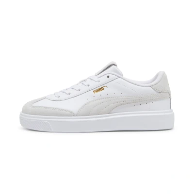Afbeelding van Puma Lajla T TOE WNS Sneakers laag, Dames, Maat: 37.5, White feather gray Leer/ synthetisch