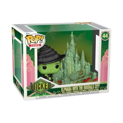 Afbeelding van Wicked Elphaba with the Emerald City (Pop! Town) Vinyl Figur 44 Funko Pop! standaard Unisex