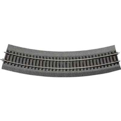 Afbeelding van H0 RocoLine (met ballastbed) 42524 Gebogen rails 6 stuk(s)