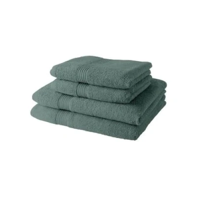 Image de 2 Serviettes de bain TODAY 50x90 + Draps 70x130 cm 100% Coton Celadon