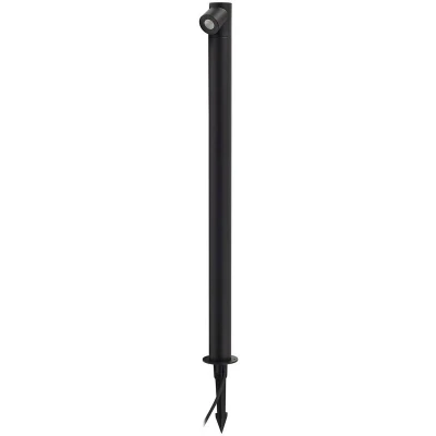 Afbeelding van Lindby LED buitenlamp 1licht Ijzer, glas H: 80 cm antraciet Inclusief lichtbron