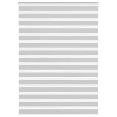 Afbeelding van vidaXL Zebra rolgordijn 165x230 cm stofbreedte 160,9 lichtgrijs