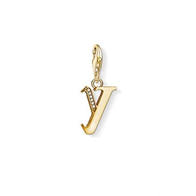 Afbeelding van Thomas Sabo Charm 925 sterling zilver Zirkonia One Size Goud 32002147