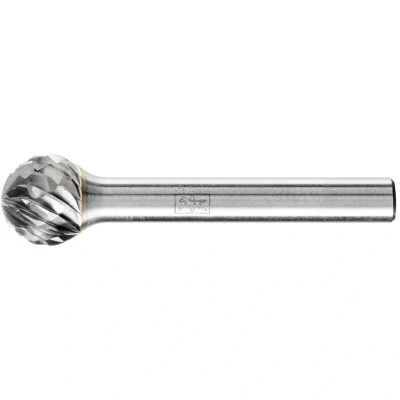 Afbeelding van PFERD KUD 1210/6 ALLROUND hardmetalen hoogrendementsstiftfrees kogelvorm 12x10mm 6mm universeel grof 21001008