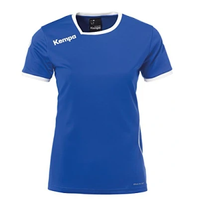 Afbeelding van Kempa Curve Shirt Dames Blauw / Wit maat XL