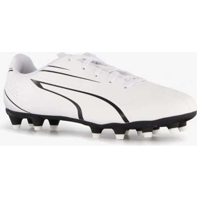 Afbeelding van Puma Vitoria FG kinder voetbalschoenen wit Maat 34 Uitneembare zool