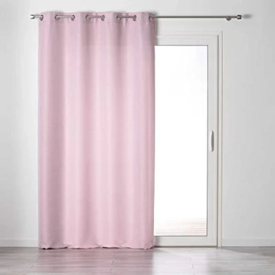 Afbeelding van Gordijn met ogen, 140 x 240 cm, motief Chambray Glory DRAGEE