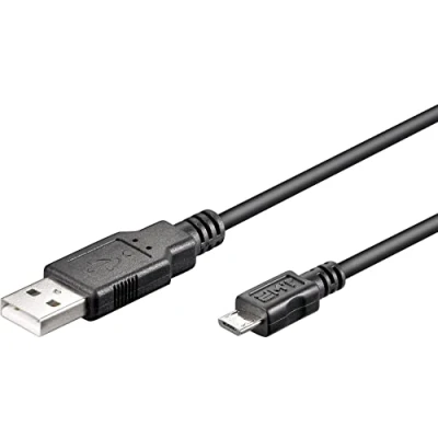 Afbeelding van Microconnect USBABMICRO1 1m USB A Micro B Zwart kabel