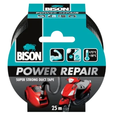 Afbeelding van Power Repair Zwart Rol 25 m Bison