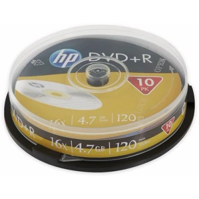 Afbeelding van HP DME00027 DVD+R disc 4.7 GB 10 stuk(s) Spindel