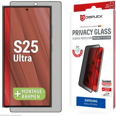 Afbeelding van Displex Screenprotector Geschikt voor Samsung Galaxy S25 Ultra Real Privacy Glass FC