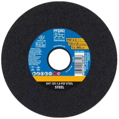 Afbeelding van PFERD PSF STEEL 61719021 Doorslijpschijf recht 125 mm 25 stuk(s) Staal