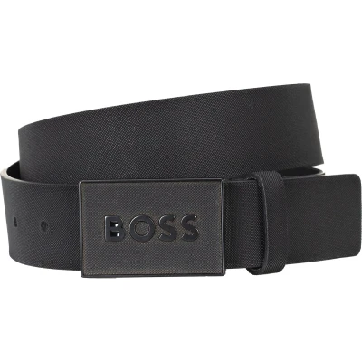 Afbeelding van BOSS Riem, Heren, Maat: 80, Black
