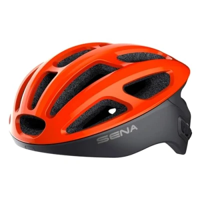 Afbeelding van SENA R1 Smart Fietshelm (Electric Tangerine, S)