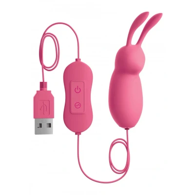 Afbeelding van Vibrerende Rabbit Bullet met Vaste Afstandsbediening Roze
